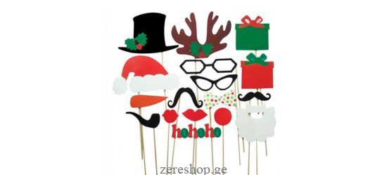 სადღესასწაულო ფოტოსესიის თვითსაკეთი ნიღბები